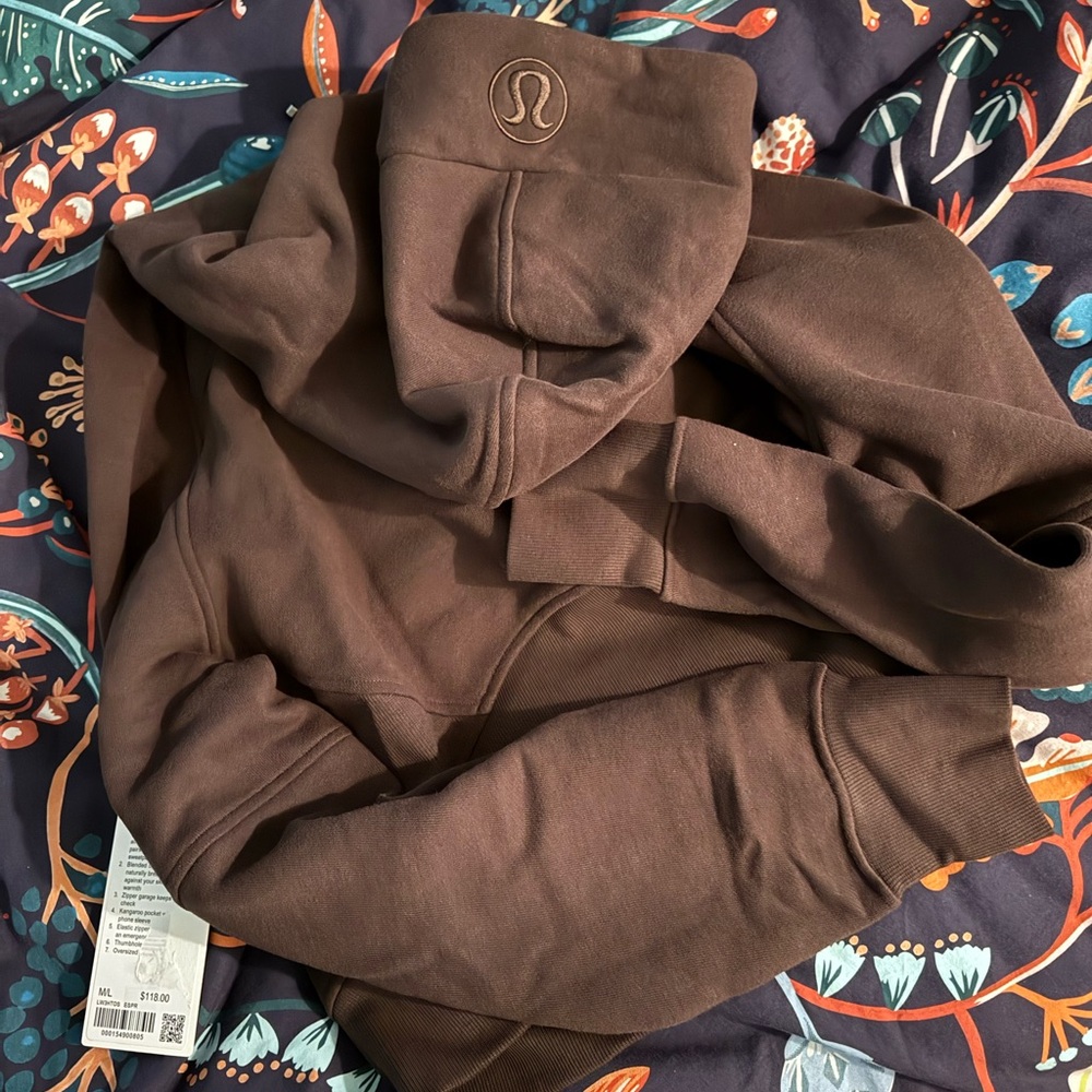 NWT Lululemon Oversized scuba half zip
